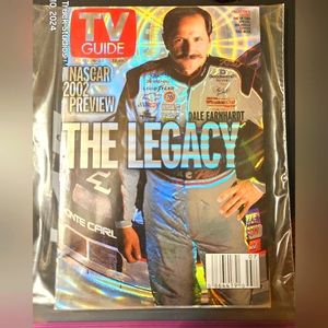 TV Guide February 2002 Dale Earnhardt Cover